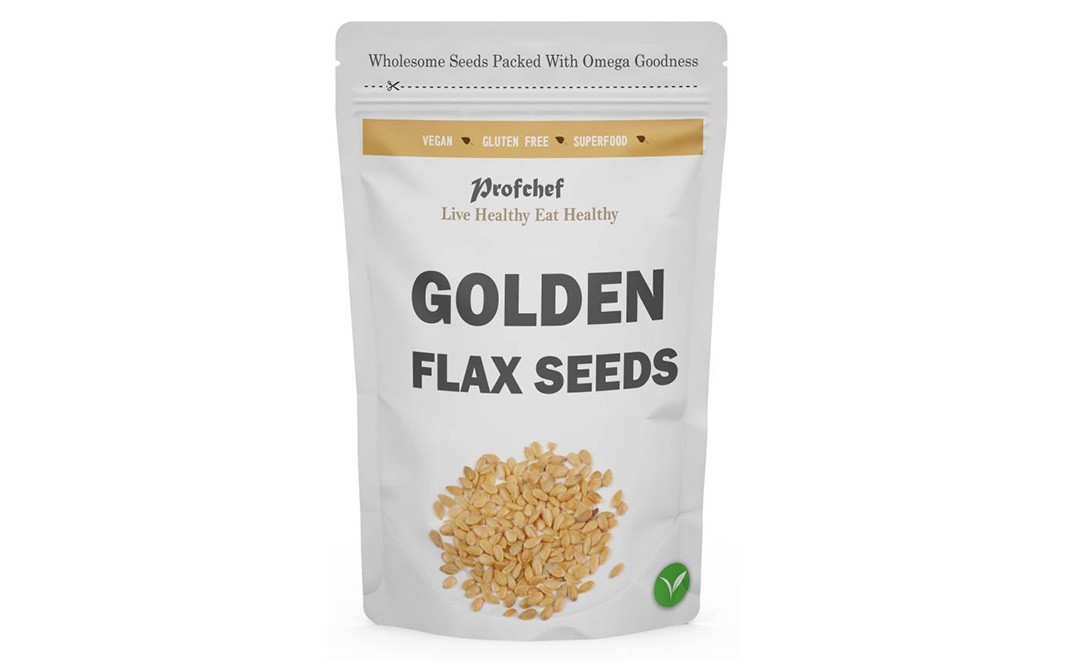 Profchef Golden Flax Seeds    Pack  250 grams